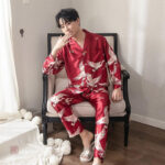 Pyjama homme, inspiration japonaise, coupe moderne