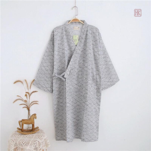 pyjama-kimono-japonais-vagues-1 Pyjama Kimono Vagues pour homme, style japonais élégant