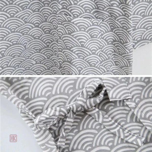 Vêtement de nuit homme, inspiré des kimonos japonais