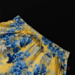 Pyjama kimono jaune pour des soirées chaleureuses