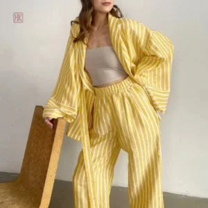 Kimono léger pour femme, style pyjama élégant