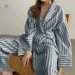 Vêtement de nuit Kimono à manches longues