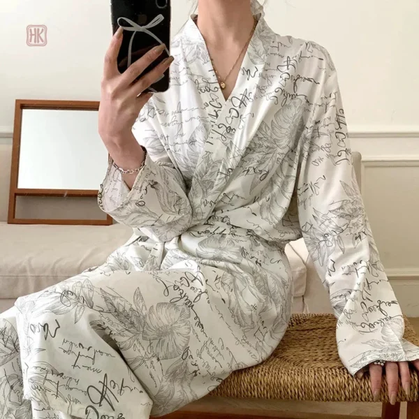pyjama-kimono-long-style-1 Pyjama Kimono Long Femme Stylé