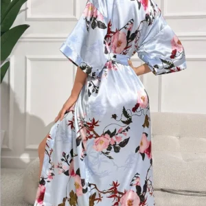 Pyjama Kimono Satin Femme élégant et confortable