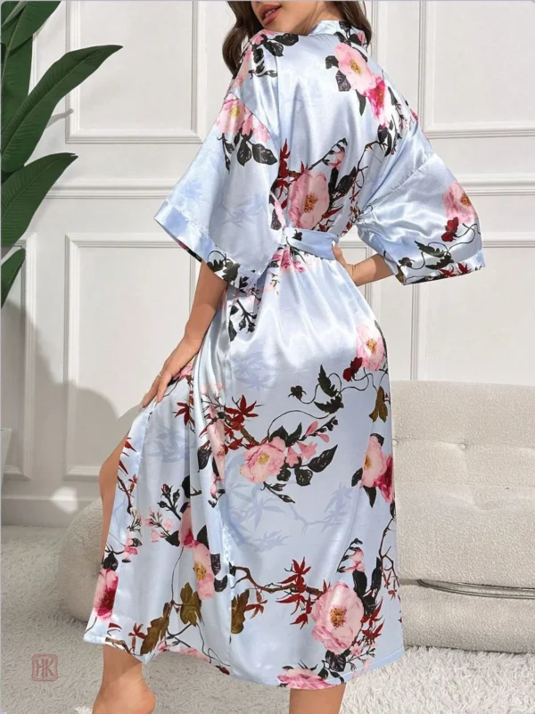 pyjama-kimono-satin-femme-1 Pyjama Kimono Satin Femme élégant et confortable
