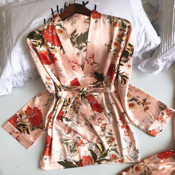Ensemble de nuit Kimono avec pantalon et top