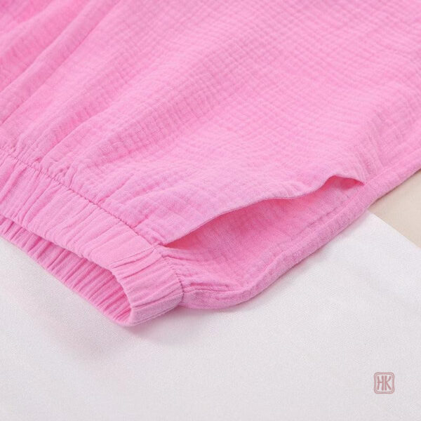 Kimono pyjama pour femme, teinte rose