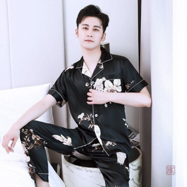 pyjama-style-kimono-homme-1 Pyjama homme style kimono élégant et confortable