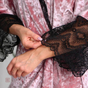 Vêtement d'intérieur femme, pyjama en velours chaleureux et élégant