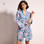 Robe légère à manches kimono, élégante et confortable