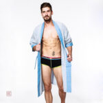 Robe de chambre en coton pour homme