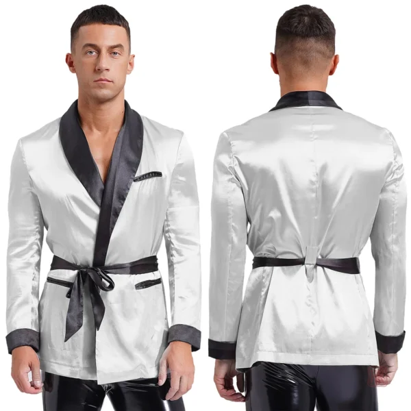 Peignoir confortable pour homme, parfait pour la maison