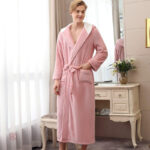 Robe de chambre épaisse pour homme, style kimono