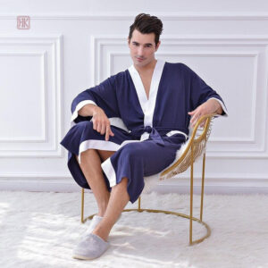 Peignoir léger pour homme, parfait pour les journées chaudes