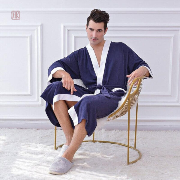 Peignoir léger pour homme, parfait pour les journées chaudes