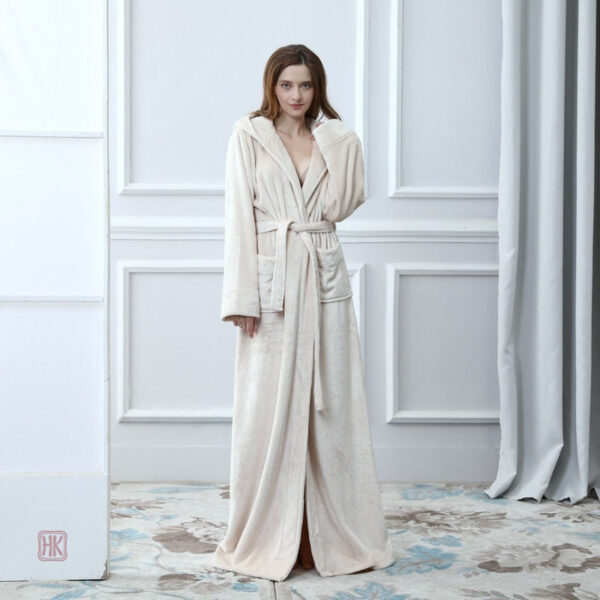 robe-de-chambre-femme-velours-luxe-1 Robe de chambre femme en velours luxueux