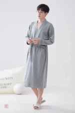 Robe de chambre homme en coton léger