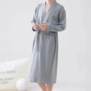 Robe de chambre homme en coton léger