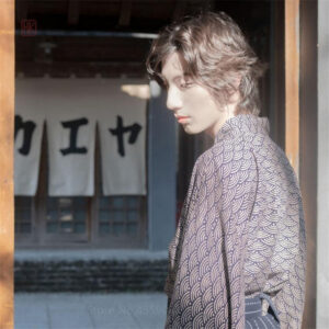 Vêtement de nuit style japonais pour homme