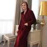 Robe de chambre homme longue en kimono