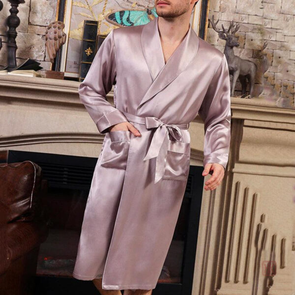 Peignoir kimono homme doux et confortable