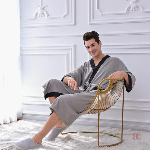 Peignoir kimono homme élégant et confortable