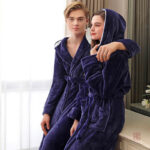 Peignoir kimono homme en tissu polaire