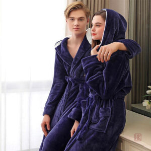 Peignoir kimono homme en tissu polaire