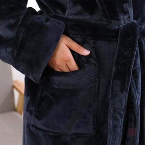 Peignoir kimono homme en polaire, confort et élégance