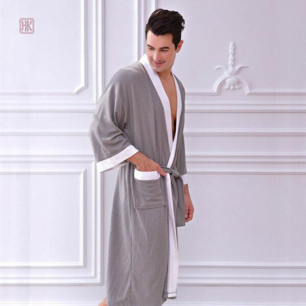 Peignoir printanier en tissu doux