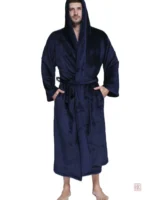 Peignoir kimono homme en velours doux et confortable
