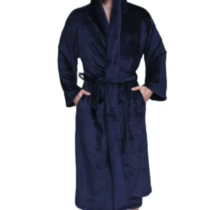 Peignoir kimono homme en velours doux et confortable