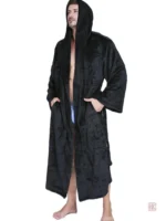Vêtements d'intérieur homme, peignoir en velours élégant