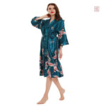Peignoir léger en grande taille pour un confort optimal