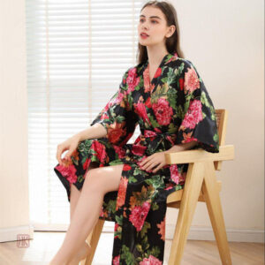Robe Kimono Fleuri élégante et confortable