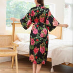 Kimono à fleurs, style décontracté pour la maison