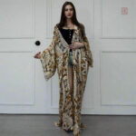 Robe de chambre kimono soyeux élégante et confortable