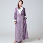 Peignoir kimono femme confortable et chaud