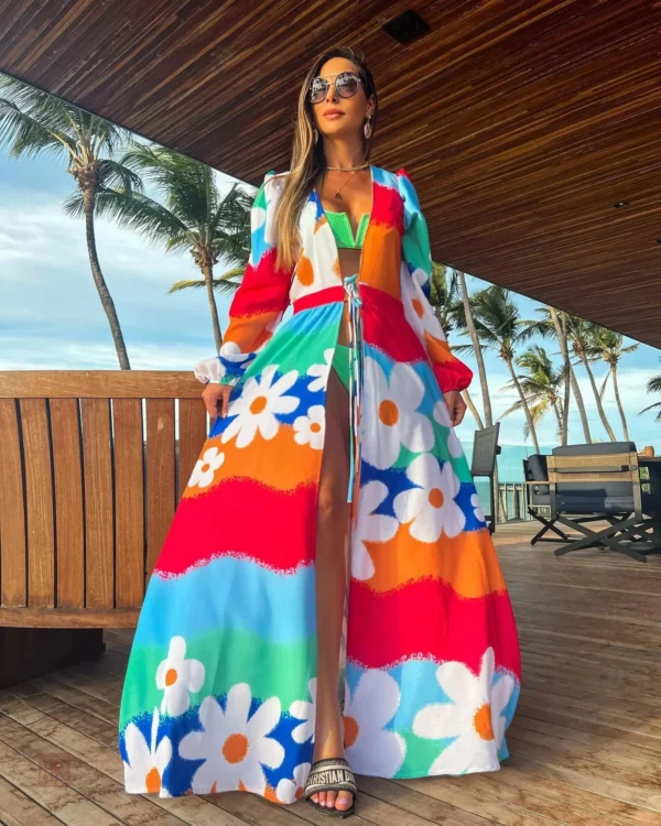 robe-de-plage-el-gante-1 Robe de Plage Élégante Kimono