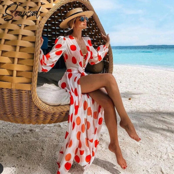 Robe kimono légère pour les journées d'été en bord de mer