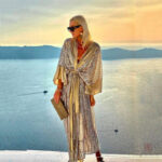 Robe de plage jaune style kimono