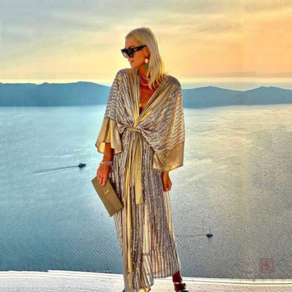 robe-de-plage-jaune-1 Robe de plage jaune style kimono