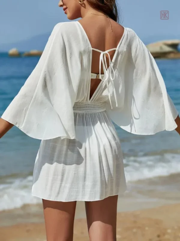 Robe de plage fluide et élégante