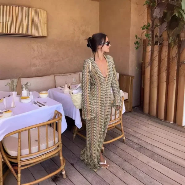 Robe de Plage légère et fluide, parfaite pour l'été