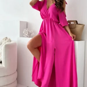 Robe Kimono à Manches Dénudées