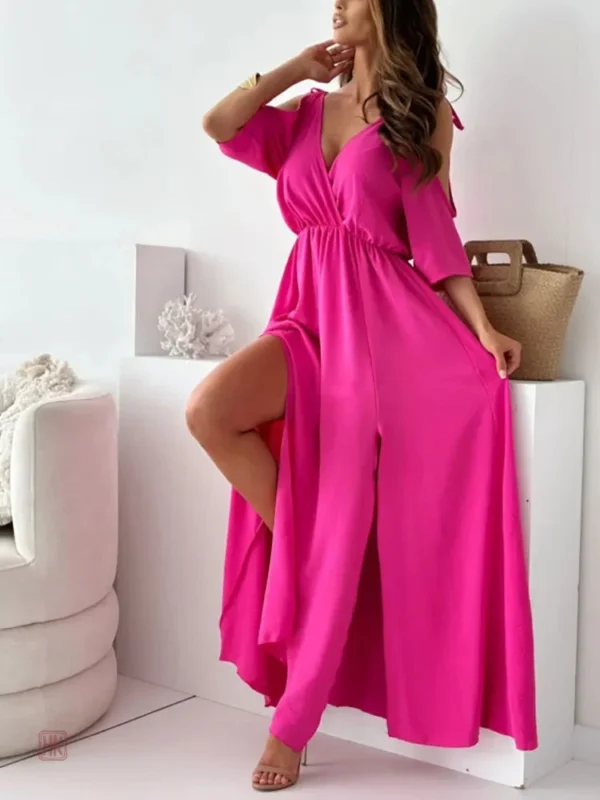 robe-kimono-a-manches-denudees-1 Robe Kimono à Manches Dénudées