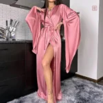 Robe kimono à manches amples pour un look décontracté