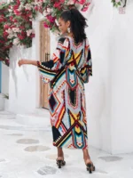 Vêtements d'été : Robe Kimono vibrante