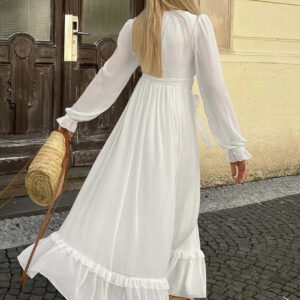 Robe Kimono Blanche Chic