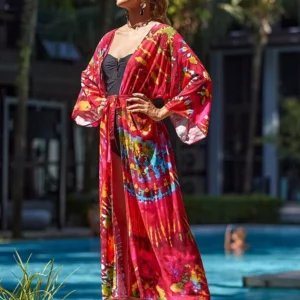 Robe Kimono Boho colorée au style unique et tendance